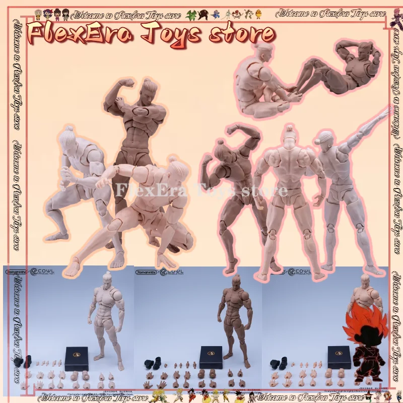 

Фигурка-модель Romankey X COWL, масштаб 1/12, супергибкое тело с шарнирами, 16,5 см, сильные мышцы, для боевых искусств, кунг-фу, мальчик, игрушка