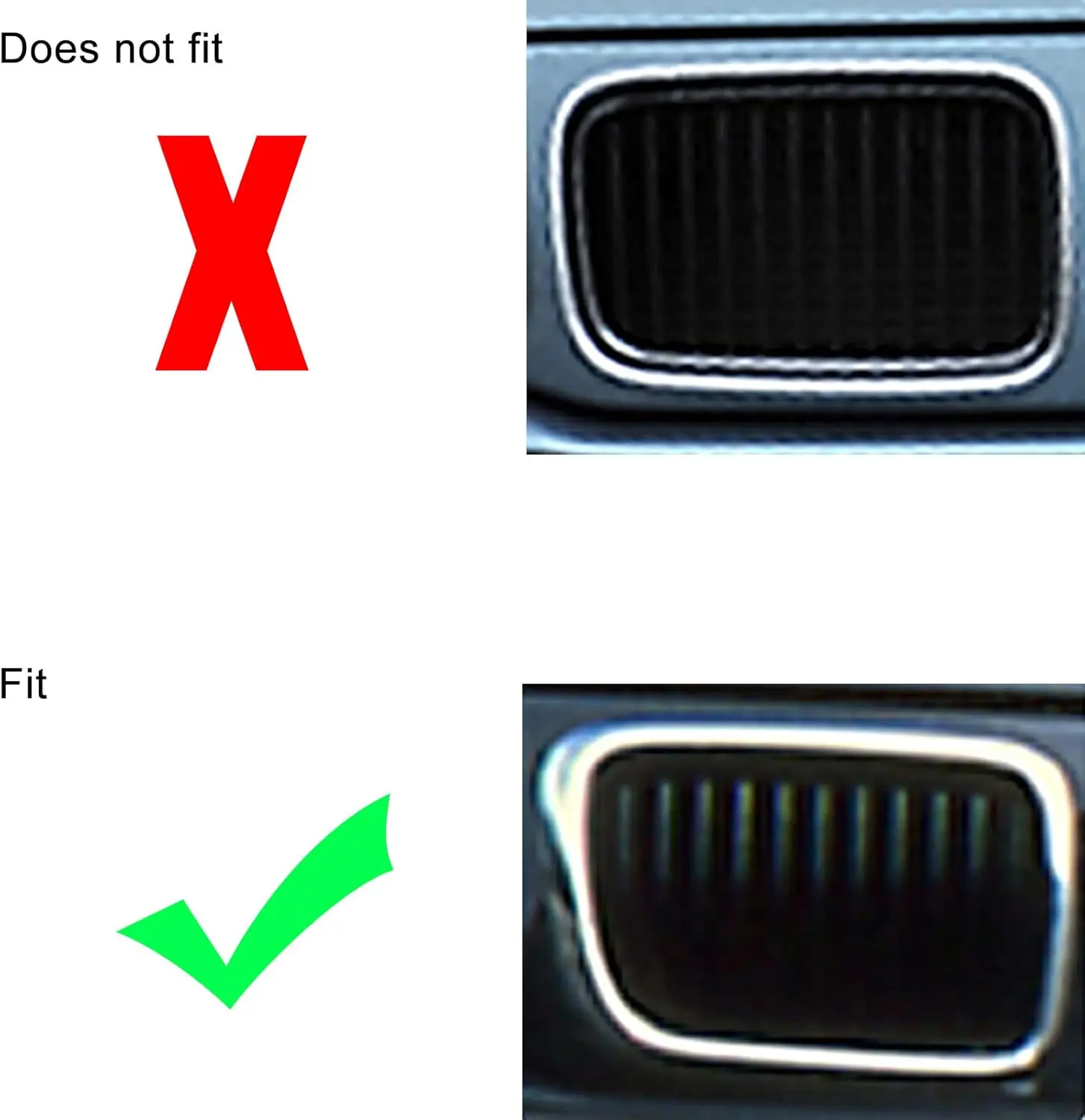 Single Double All Chrome Silver Black Gloss Slat Kidney Grille Grill For BMW 3 Series E36 LCI 1997-1999 316 318 320 Thickened view 6