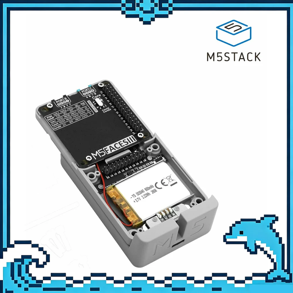 M5Stack Faces 3 Bottom Board Expansion Base for Faces Calculator Gamepad Keyboard Panels DIY Development