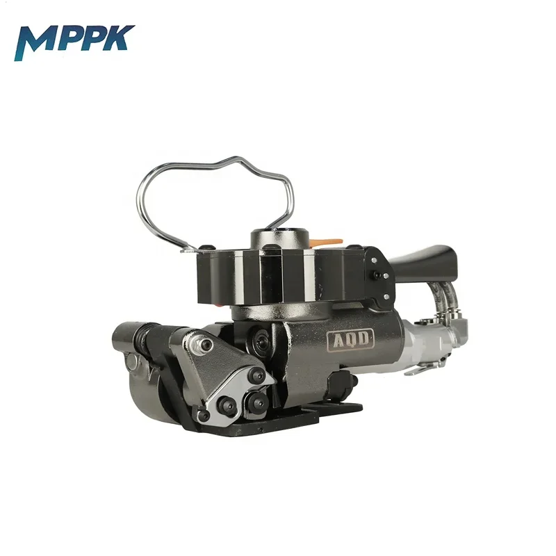 MPPK AQD-25 PP PET Strapping Bundling Machine Air Powered Portable Strapping Machine for Carton Box Tube Brick