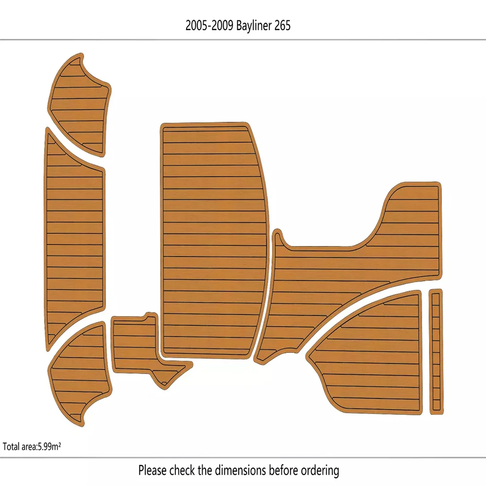 2005-2009 Bayliner 265 Cockpit Swim platform 1/4