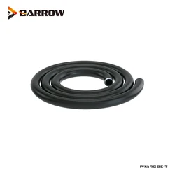 Barrow Black EPDM OD16MM Hose Tube,Server,Workstation Use Water Cooling Build Soft Tube,High Temperature Resistance,RGBE-T