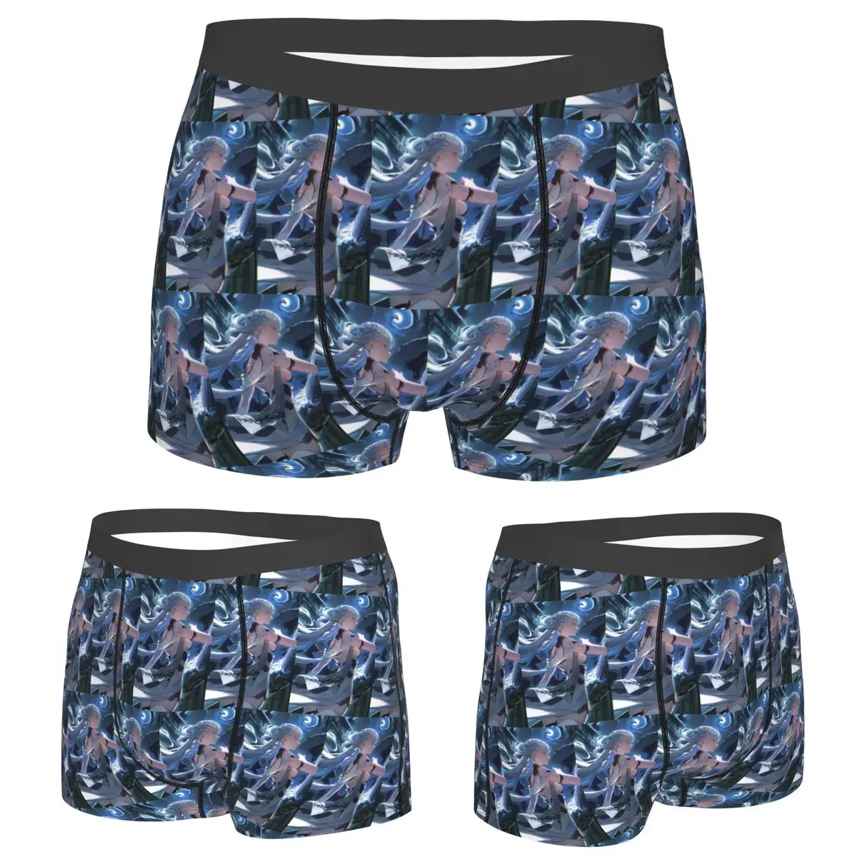 

Трусы-боксеры, шорты Jinhsi Wuthering Waves (3) трусики, мужское вентилируемое нижнее белье для мужчин, подарки бойфренду