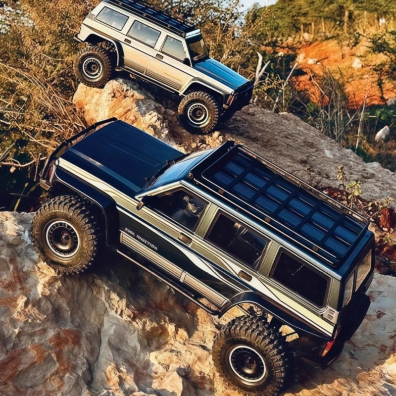 Yikong Yk4107 Pro 1/10 Schaal Touareg Rc Auto Borstelloze 4wd Afstandsbediening Apv Met Differentieelslot Simulatie Speelgoed