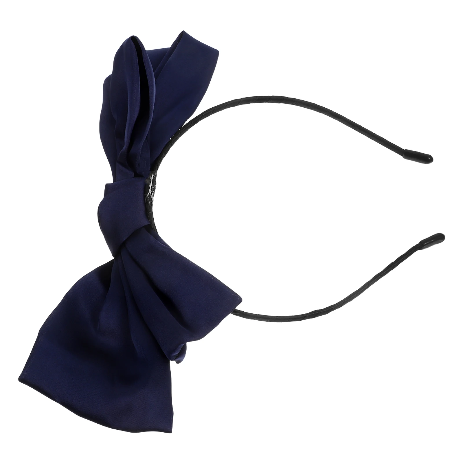 

Vintage Headband Big Bow Hair Hoop Satin Bowknot Accessories Ribbon for Girls Cute