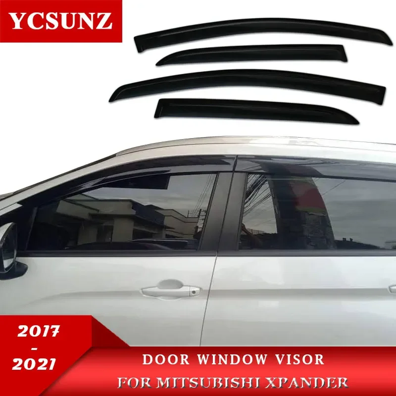 

ABS Side Door Window Visor wind Deflectors For Mitsubishi Xpander X-pander 2017 2018 2019 2020 2021 Car Accessories