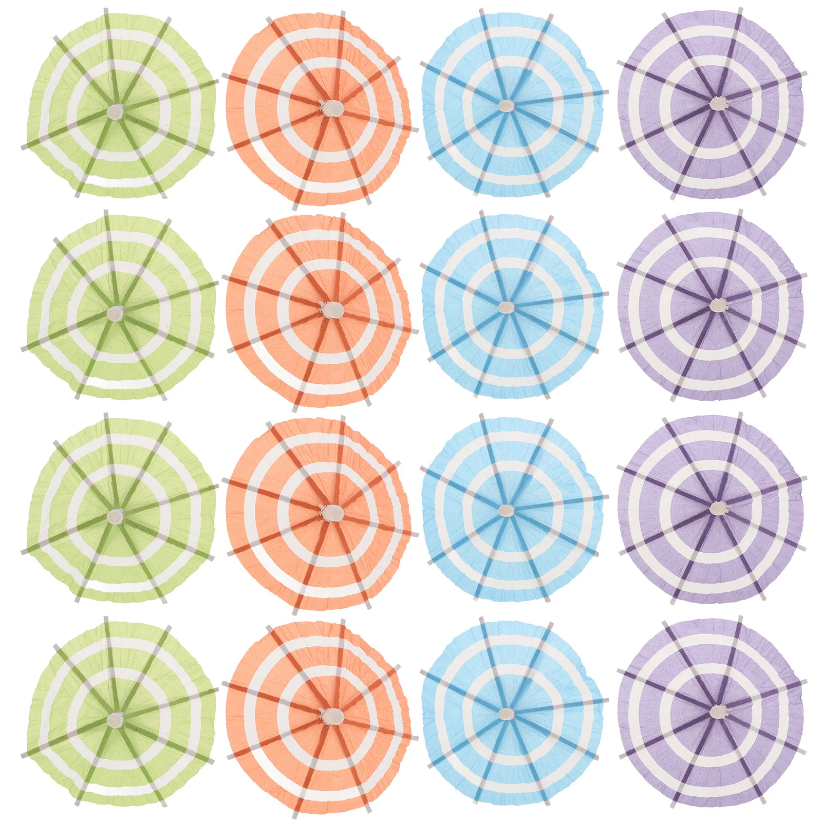 

50pcs Cocktail Umbrella Picks Drink Windproof Decorative Wood Mini Umbrellas for Drinks Parties Bartending Tools