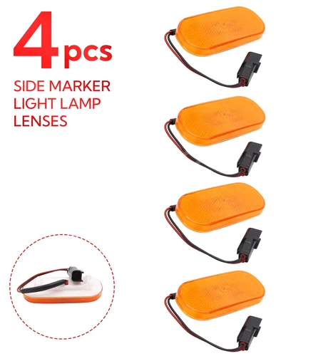 Imagen 1 del producto 1 luz de posición lateral para Ford Transit 2014 - 2022 en MK8 luces de posición laterales lente de lámpara nuevo 2,2 2,0 1832493