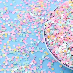 10g/20g/50g/ Nail Sequins Solid Heart Sequins Sequins For Nail Art Nail Art, Wedding Decor Confetti, Nail Art Heart Sequins