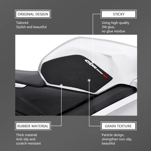 Imagen 2 del producto Pegatina antideslizante para motocicleta, almohadilla de tracción de tanque, Protector lateral de rodilla para 2003 2004 2005 2006 CBR600RR CBR 600 RR F5