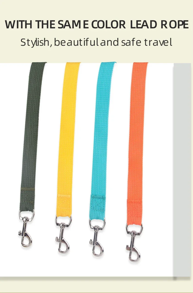 Reflective Breathable Dog Harness And Leash Set For Small Dogs_voghion.com