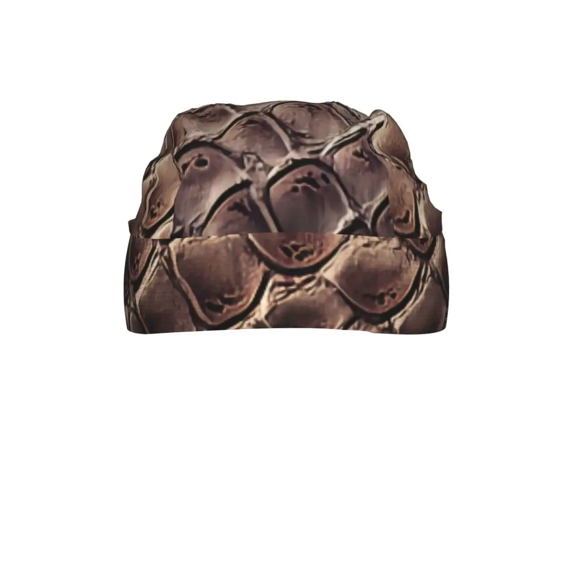 Cycling Breathable Cycling Headwear Snake Skin Texture Print Quick-Dry Bicycle Scarf Cap