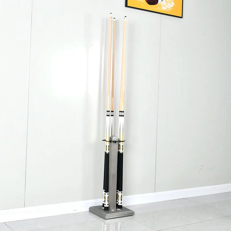 8-Hole Pool Rack, Heavy Duty Metal Floor Rack, Pool Table Accessories