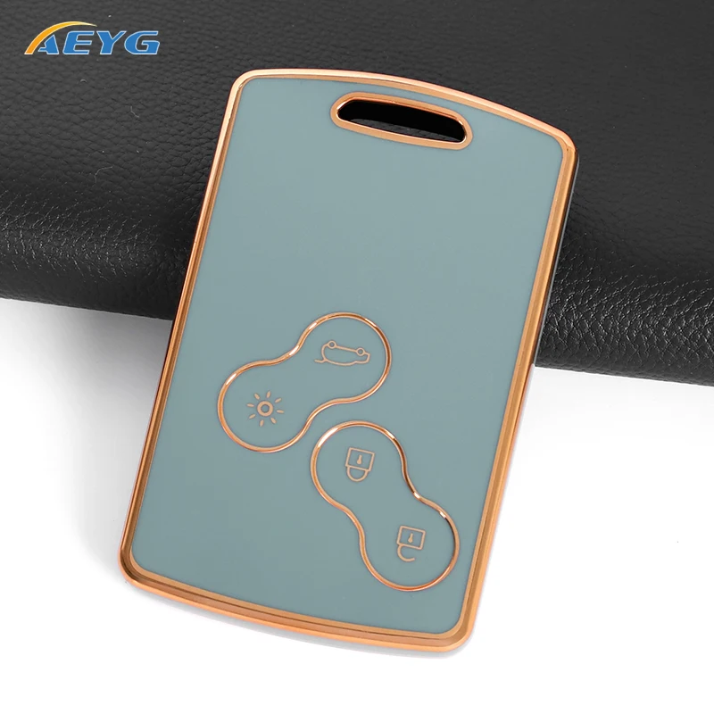 Car Key Case Cover Shell Fob For Renault Duster Captur Clio Logan Megane Koleos Scenic Nema Fluence Zoe Auto Part Accessories