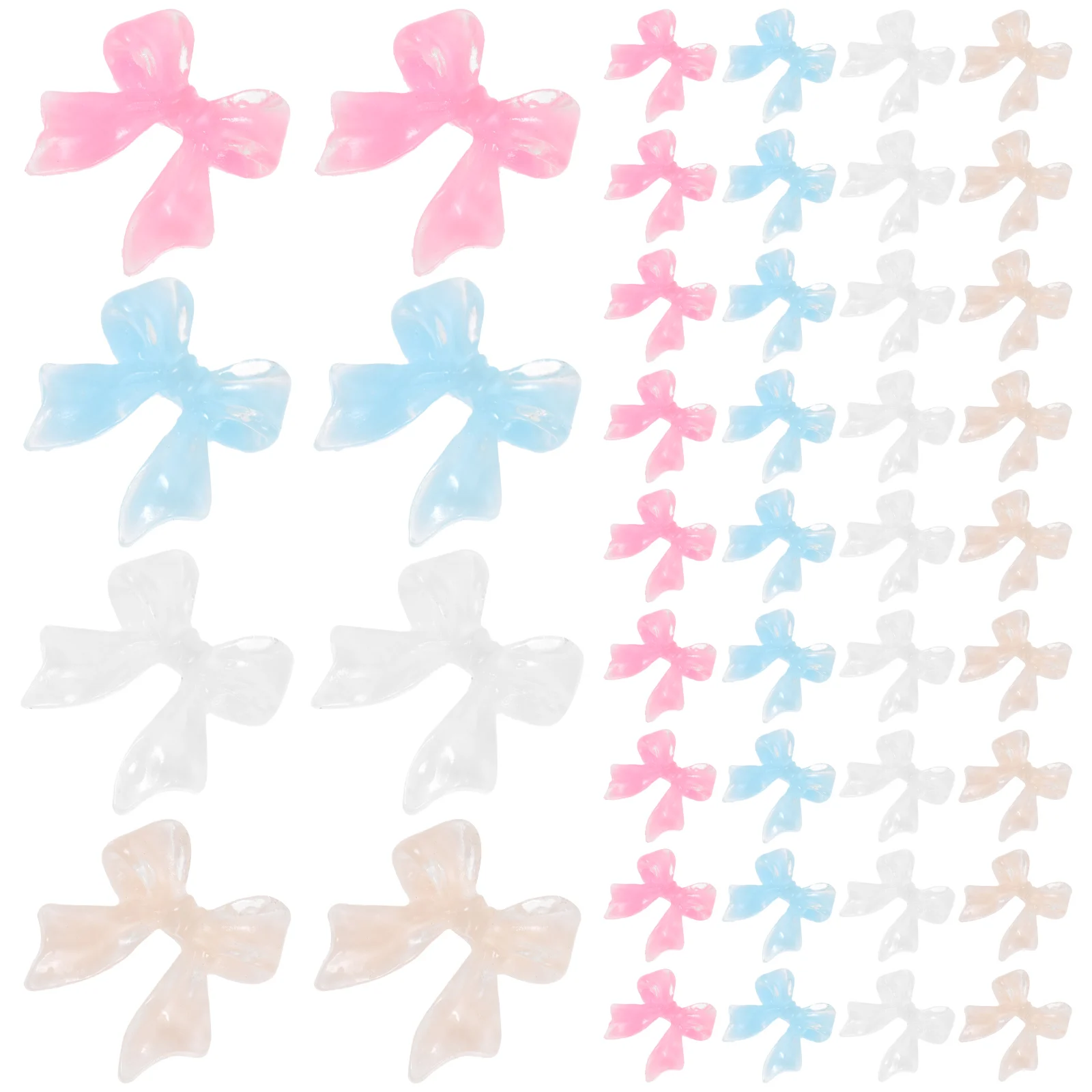 

200pcs Charms Resin Decorations 3D Womens Nail Charms Nail Gems Butterfly Gems for Women Fake Nails Manicure Accessories