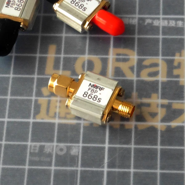 1pc 868MHz RFID remote SAW bandpass filter, 866 ~ 870MHz, 4MHz bandwidth