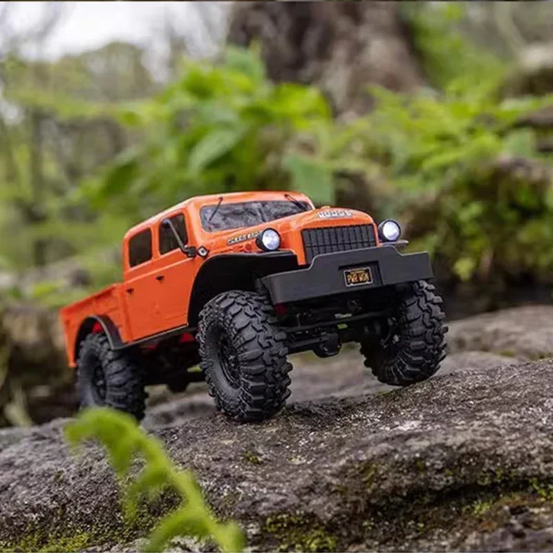 Rc Car 1/24 Axial Scx24 Remote-Controlled Electric Climbing Vehicle Vintage Dodge Truck Pickup Truck Rtr Off-Road Vehicle