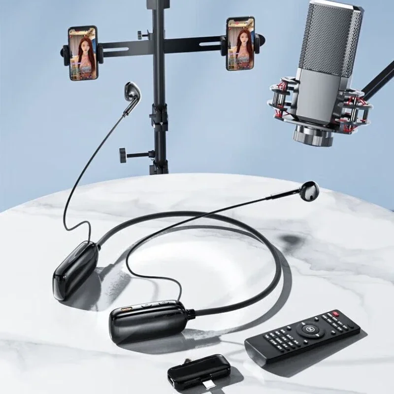 Full set of earphones, sound card, microphone all-in-one, wireless bluetooth earphones