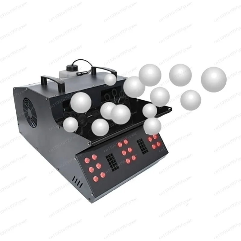 Smoke bubble machine, shiny bubble liquid/smoke oil 1500W, for parties
