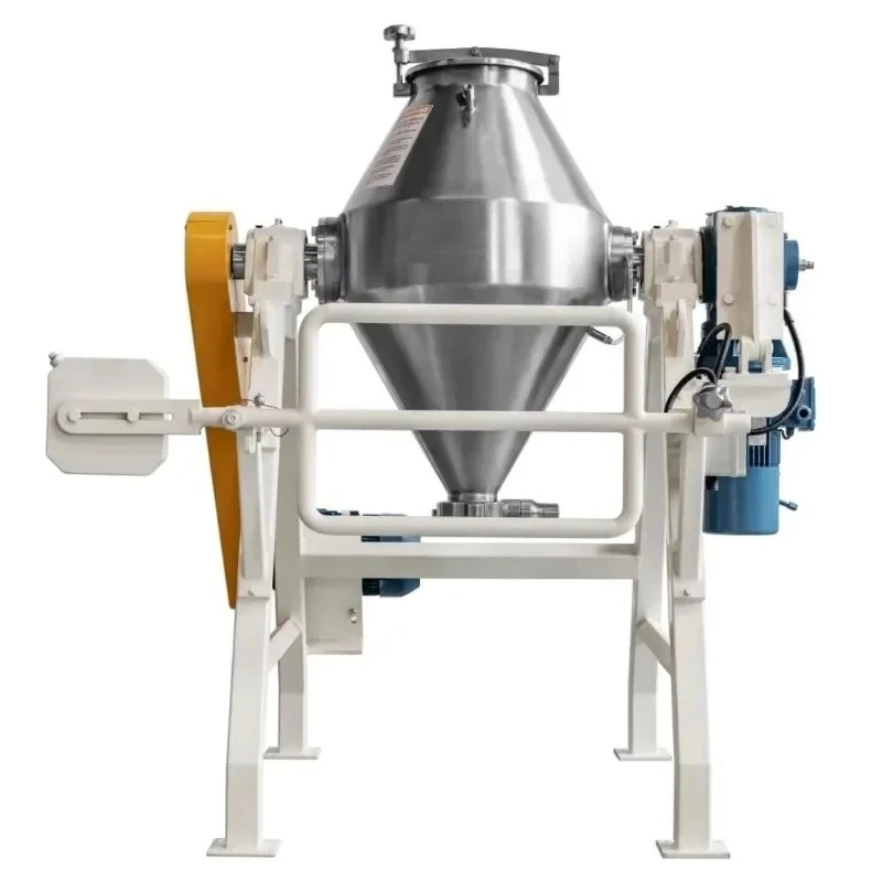 Mixing Evenly 300L 304 Stainless  Steel Power Granules Drum Dryer Blending Machine Double Cone Bin Blender