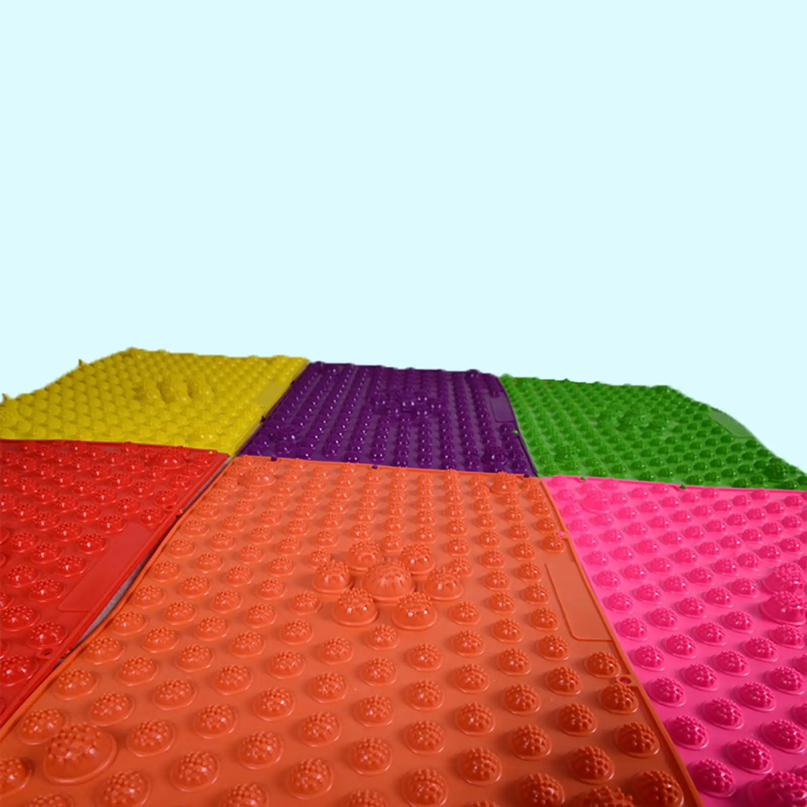 Foot Massage Mat Sensory Integration Toe Pad TPE Modular Floor Tile for Kids and Adults Wellness