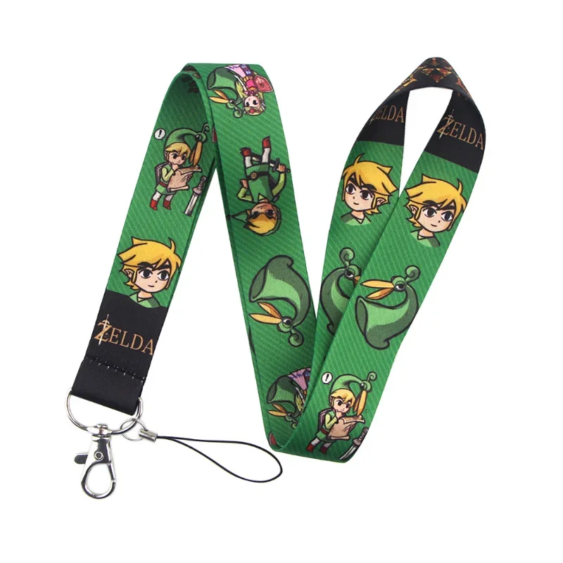 Zelda Tears of The Kingdom Card Holder Cell Phone Lanyard Student Cartoon Credit Card Holders Bank ID Holders Bus Card Cover Cas