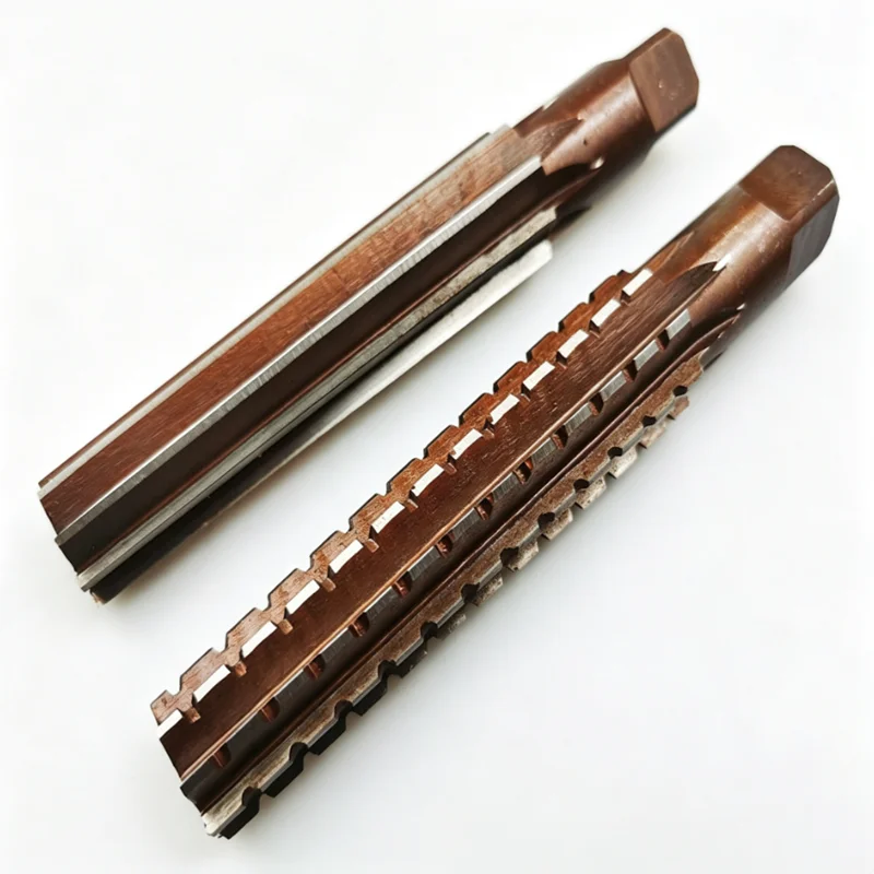 Morse taper manual reamer MT0-MT5,9Sicr  Rough and Fine combination reamer, used for manual metal deburring and hole expansion view 3