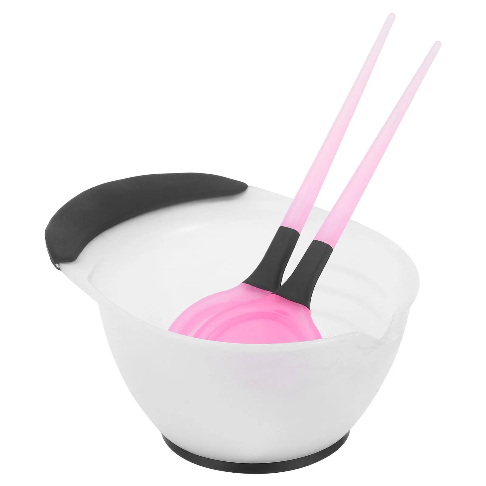 

1Set Hair Dye Bowl and Brush Professional Hair Color Tool for Smooth Even Coloring Home Salon Use Hairdressing Brush Long-Use