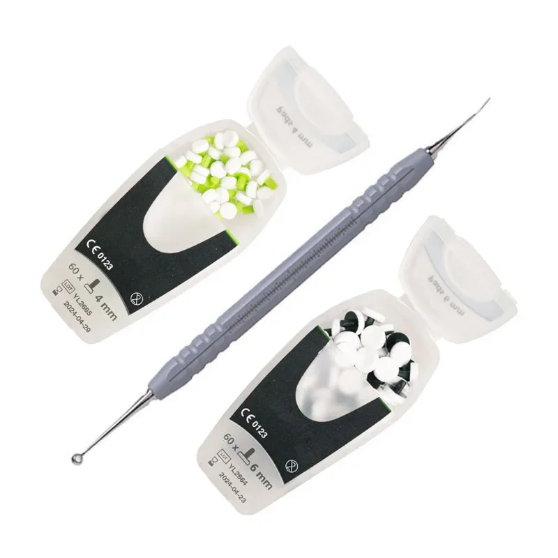 Dental Resin Filling Kit Molding Tools Composite Light Cure Holder Quick Foam Pad Handle Trimmer Spatula