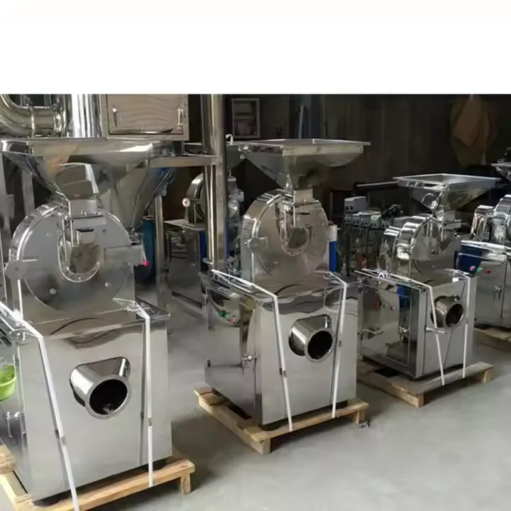 Máquina comercial automática de esmagamento grosso, moinho industrial automático de moagem grossa, equipamento triturador de martelo de folhas de chá