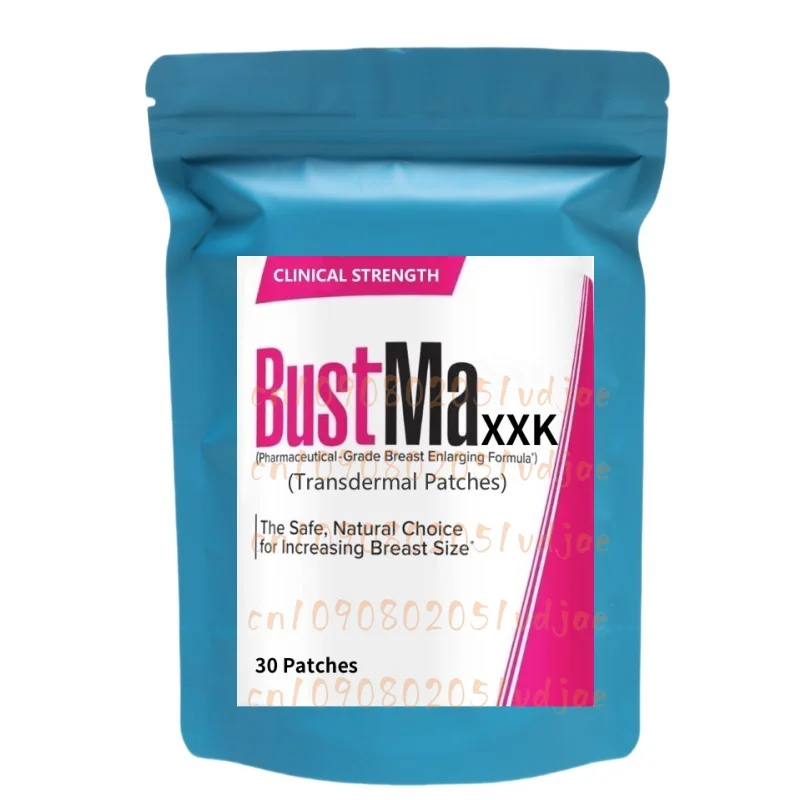 BUSTMAXXk Clinical Strength Breast Augmentation Supplement, Estrogen Patch, 0 Added, Safe With No Side Effects