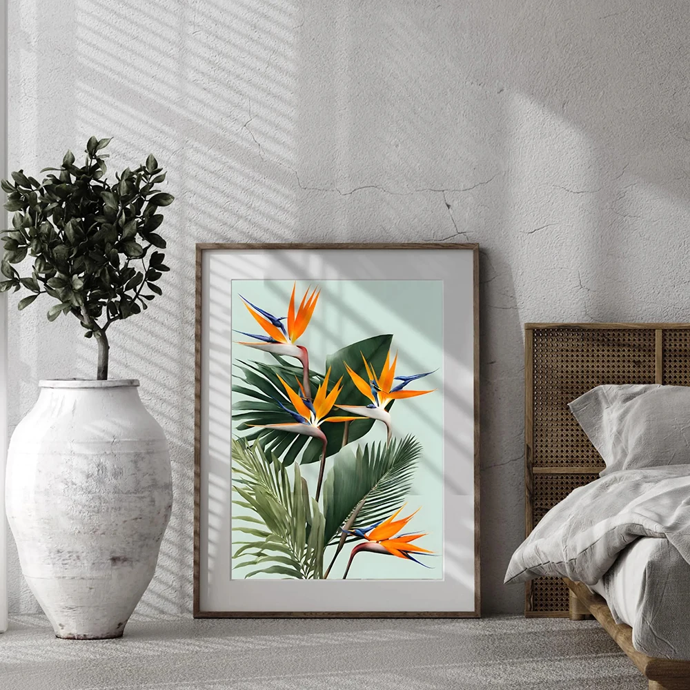 Bird of Paradise Wall Arts,Str - Bird Paradise Strelitzia บทวิจารณ์และราคา