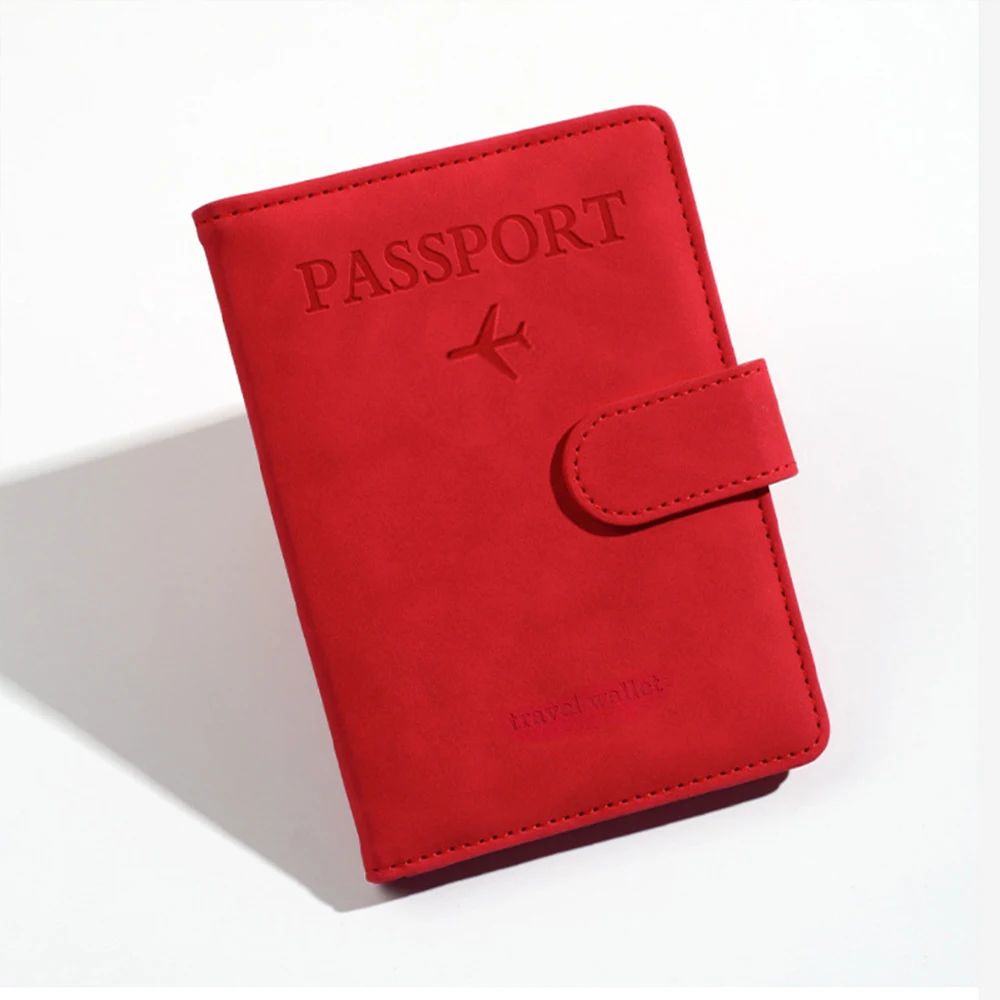 Personalisierter PU-Herren-RFID-Passhalter im 2-Style-Umschlag-Design, Flugzeugmuster Bedruckte Diebstahlsichere Passbörse, Minimalistisch – Detail 23