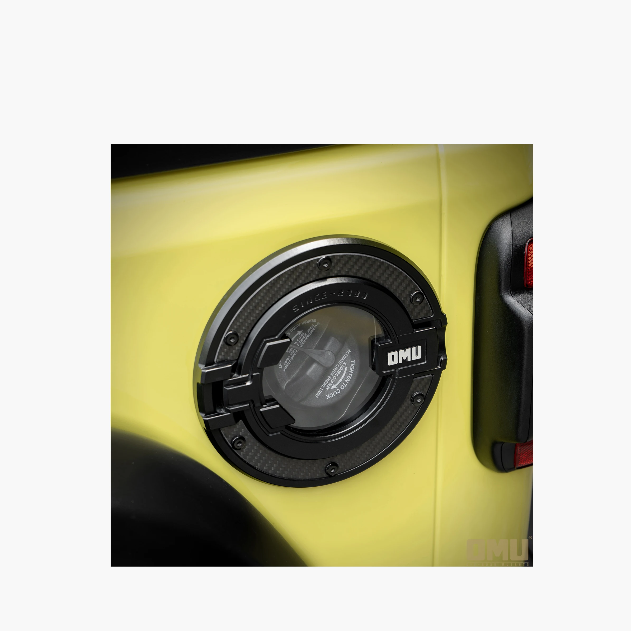 

Maiker OMU Carbon Fiber Gas Tank Cover For Jeep Wrangler JL Auto Accessories Tank Cover For Jeep Wrangler JL JLU 2018+