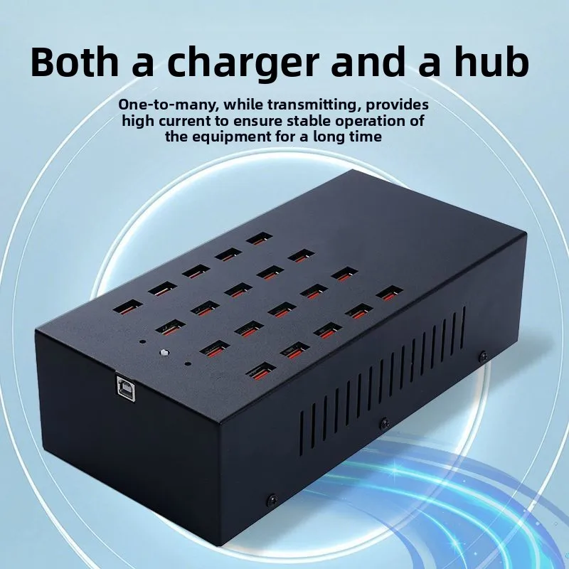 20 Ports 200w Hub Multi-port Usb Charger Usb Multi-port Expander Data Transmission Screen Projection Work 2026