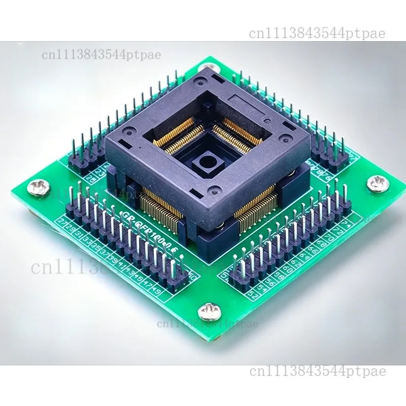 A qfp100 test and programming socket