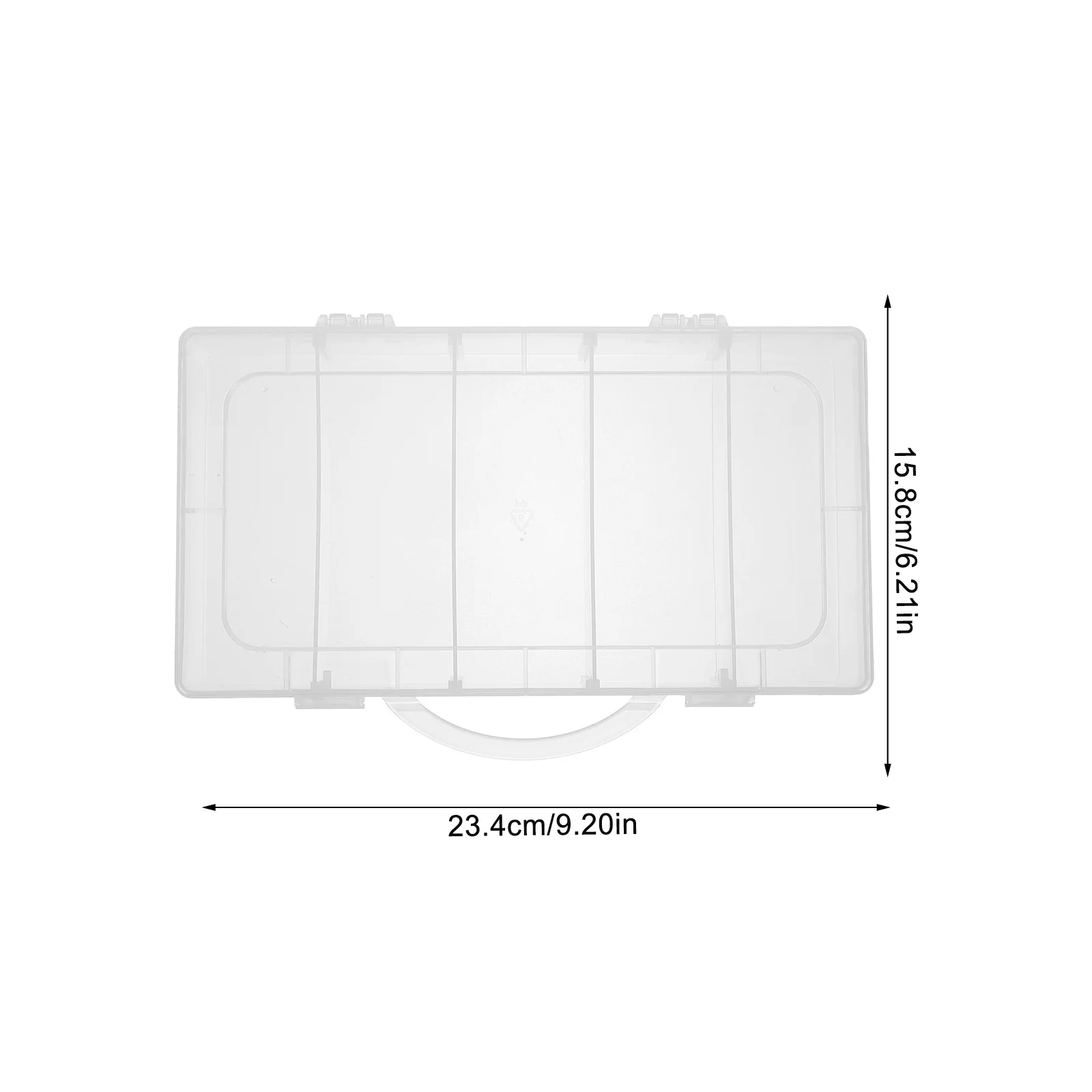 Multi-Function Mini Storage Box Transparent Small Organizer Bin for Jewelry Beads Rings Ear Backs Pills Office Bedroom Daily