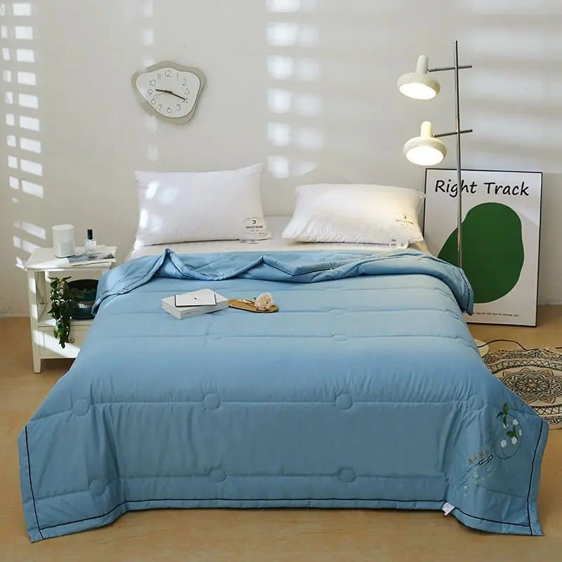 Peppermint Mosquito Quilt Repellent Summer Cool New Air Conditioning Blanket Single Double Bed Cover Mosquito Summer Thin Quilt