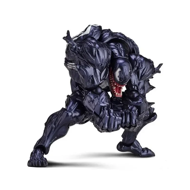 In Stock Venom Amazing Yamaguchi Legends Action Figure Joint Movable Change Face Statue PVC Model Collectible Kids for Toy Gift