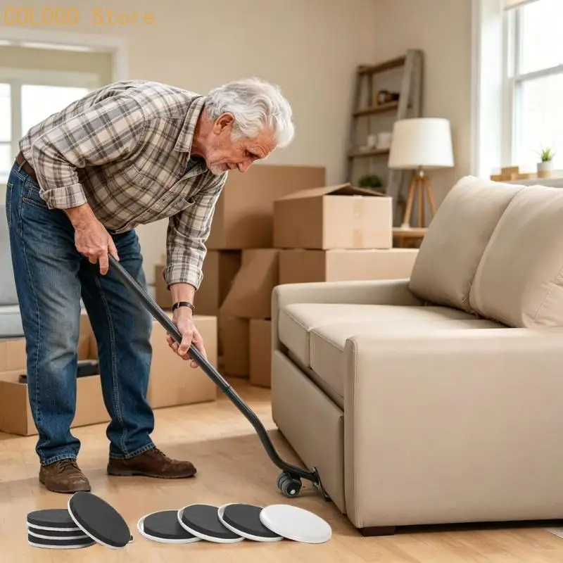 Furniture Moving Roller With Risers And Sliders Furniture Lifter Smooth Shifting D0LD