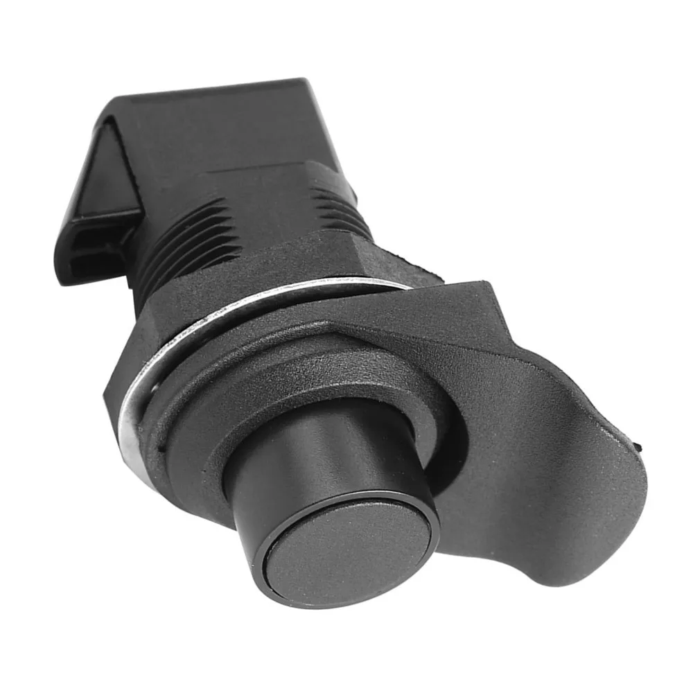 Easy Installation Marine Latch Boat Door Latch Plastic Push To Close Latch Black Push Button Latch Glove Box Latch