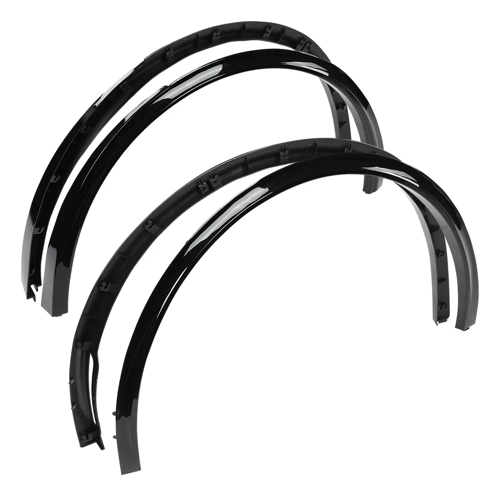 Flares de guardabarros aptos para Tesla modelo Y 2020-2024, Protector de rueda negro, estilo de pintura embellecedora de ventilación