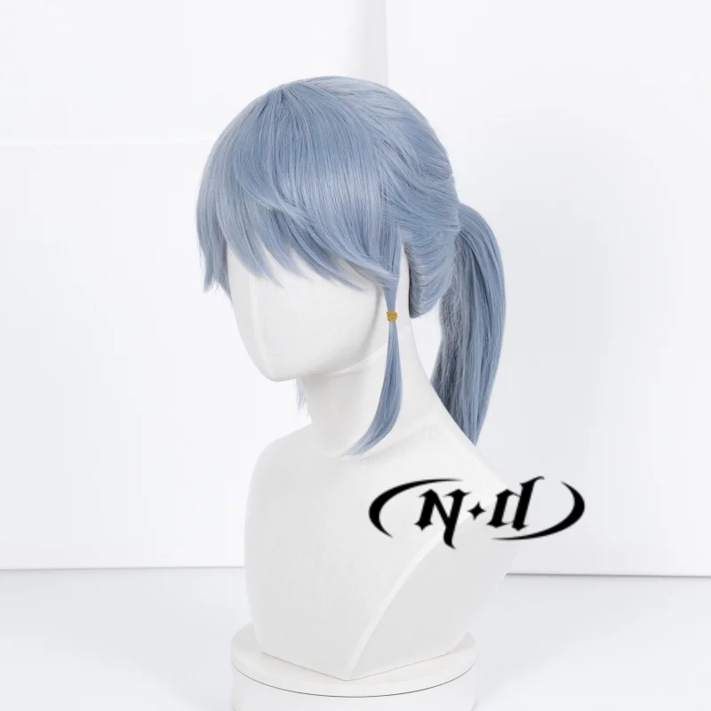 Parrucche cosplay ND Prigioniero ID V Gioco Cos Luca Balsa Parrucche per capelli cicala invernale per feste a tema in costume Sintetico resistente al calore