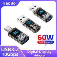 HaoBo USB3.2 Digital Display Adapter 4K@60Hz USB-C OTG for iPhone16 15 Pro Max Samsung iPad PC Laptop Fast Charge Data Sync ﻿