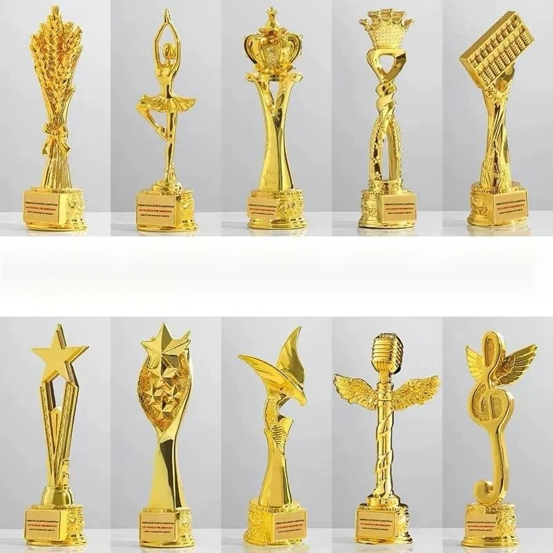 Excellent staff trophy Children award competition Dance singing student Annual meeting trophy winner custom
