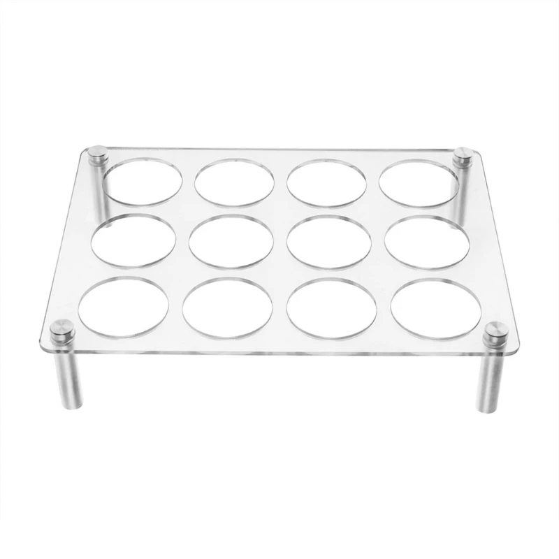 Multifuntional Coffee Display Rack Clear Coffee Pods Holder Easy to Clean Acrylic Coffee Pods Display Stand for Cabinet