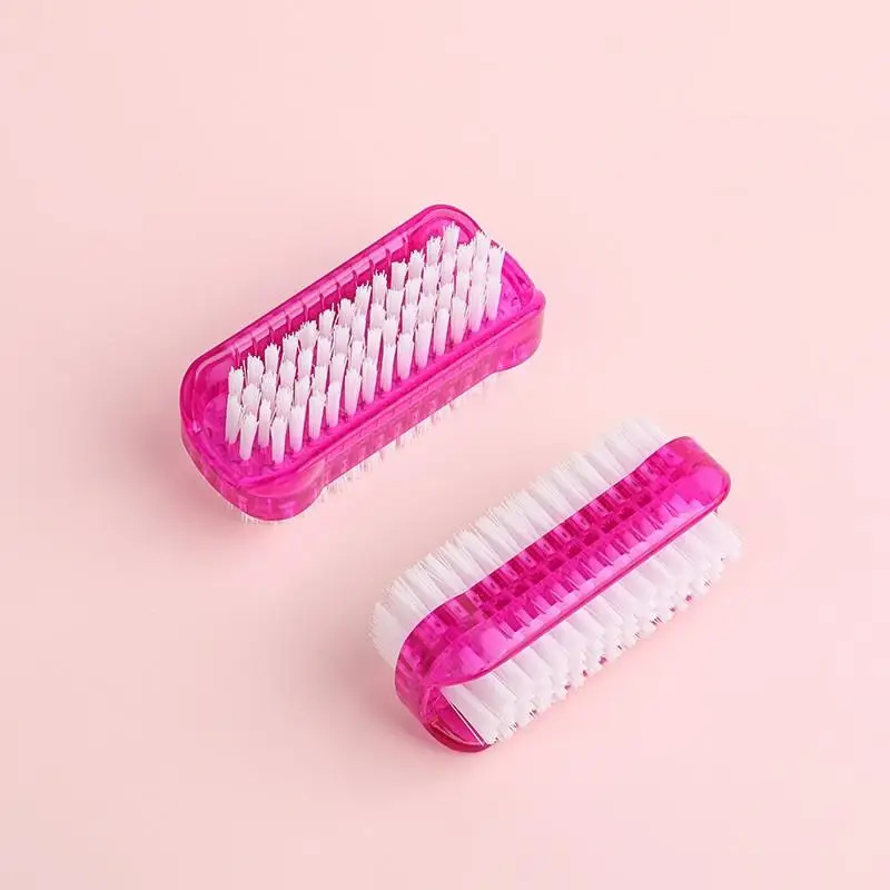 5-delige dubbelzijdige nagelreinigingsborstel, manicure- en pedicurehulpmiddel, ideaal voor vingernagels en teennagels