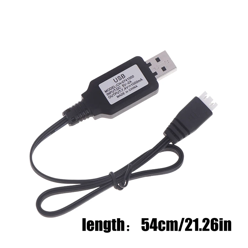 RC Charger Cable 7.4V 1000mA Drone Charger For Quick Charging RC Airplane Lithium Battery XH-3P Drone Battery Charge USB Charger