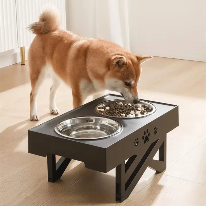 

Wholesale Hight Quantity Pet Water Bowl Portable Stainless Steel Pet Bowl Raised Dog Bowls Dog Feeders