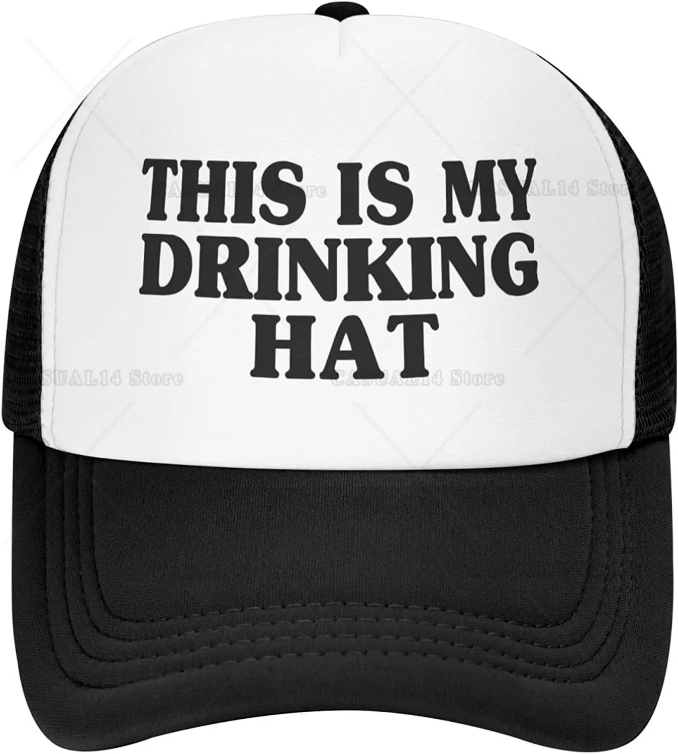 

This Is My Drinking Hat Funny Hats Unisex Trucker Caps Adjustable Baseball Snapback Hats Gifts for Youth Adult